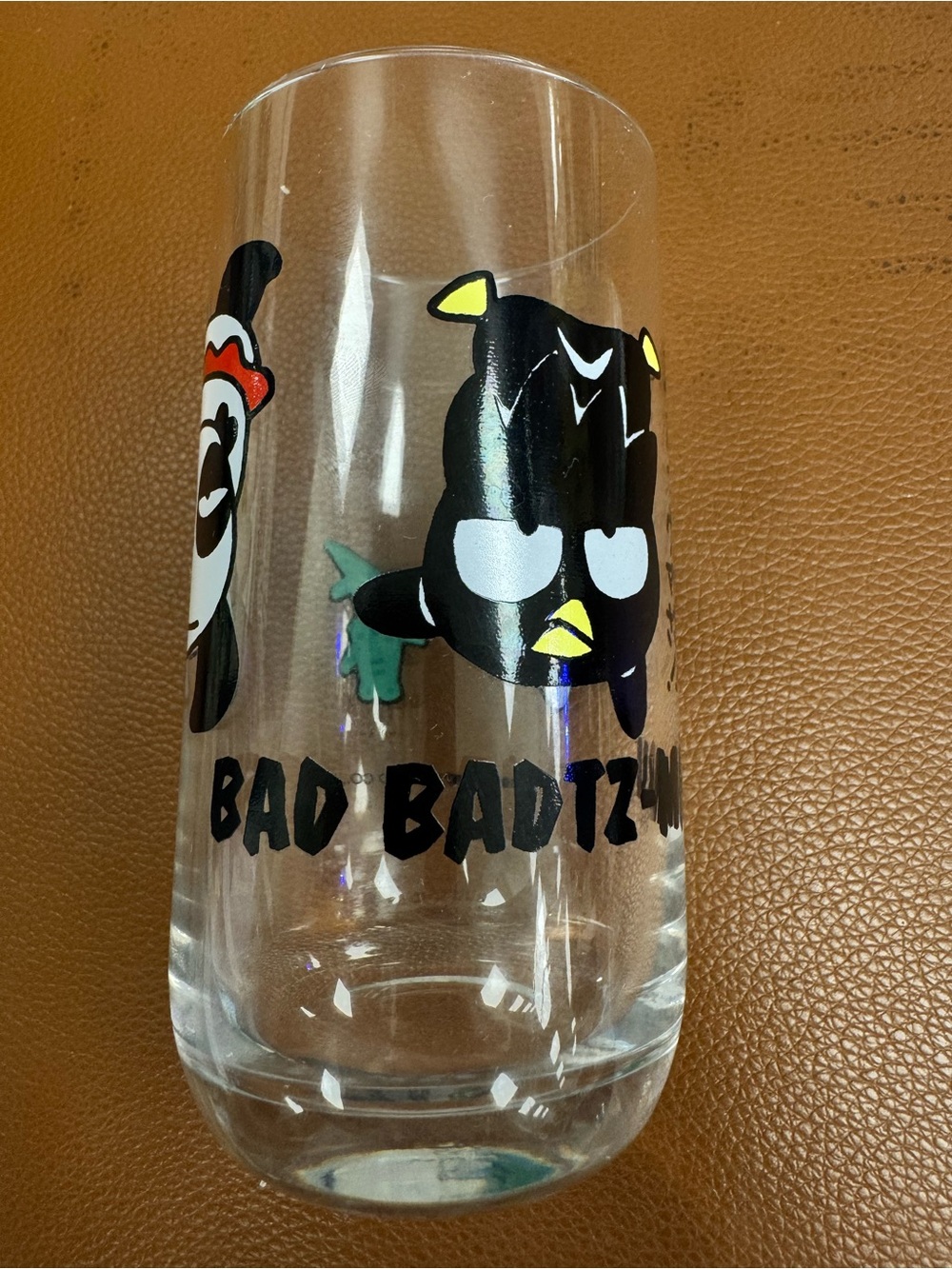 RARE Vintage Sanrio 1990s Badtz-Maru, Hana-Maru, Pochi Character Glass